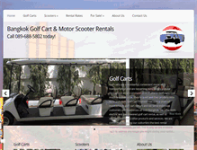 Tablet Screenshot of golfcartthailand.com